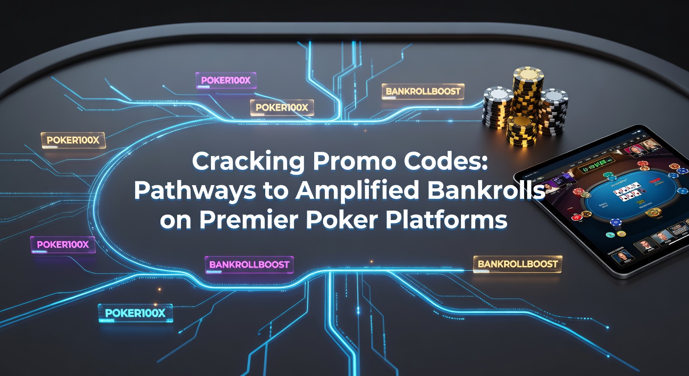 Schermafbeelding van een promo code promotie op een toonaangevend pokerplatform, met bonussen en stortingsopties zichtbaar
