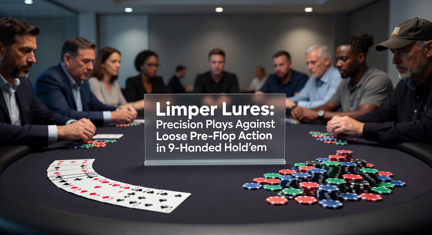Visualisatie van limper ranges en isolatie raises in 9-max Hold'em tafels, met heatmaps van optimale pre-flop beslissingen