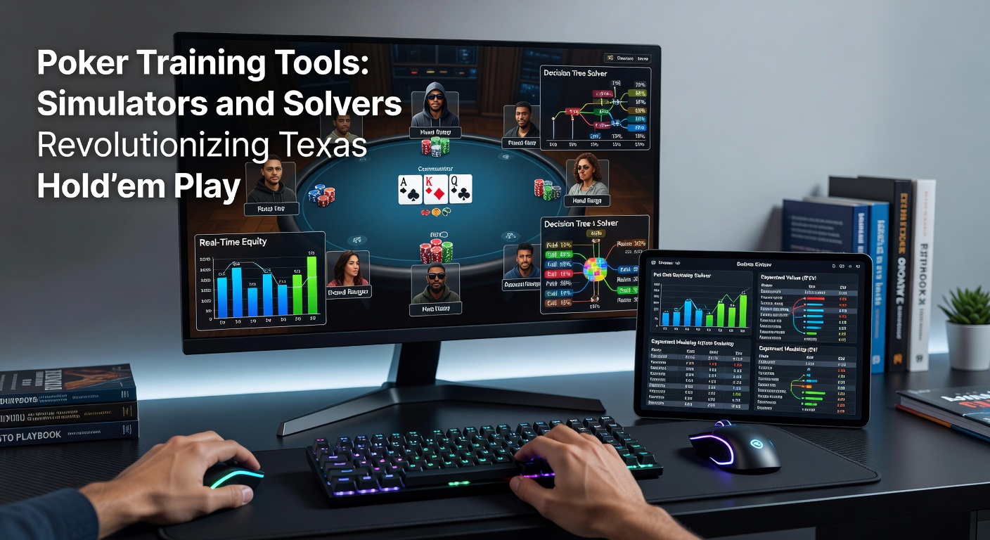 Grafiek die winrate-verbeteringen toont voor spelers die solvers en simulators gebruiken in Texas Hold'em toernooien