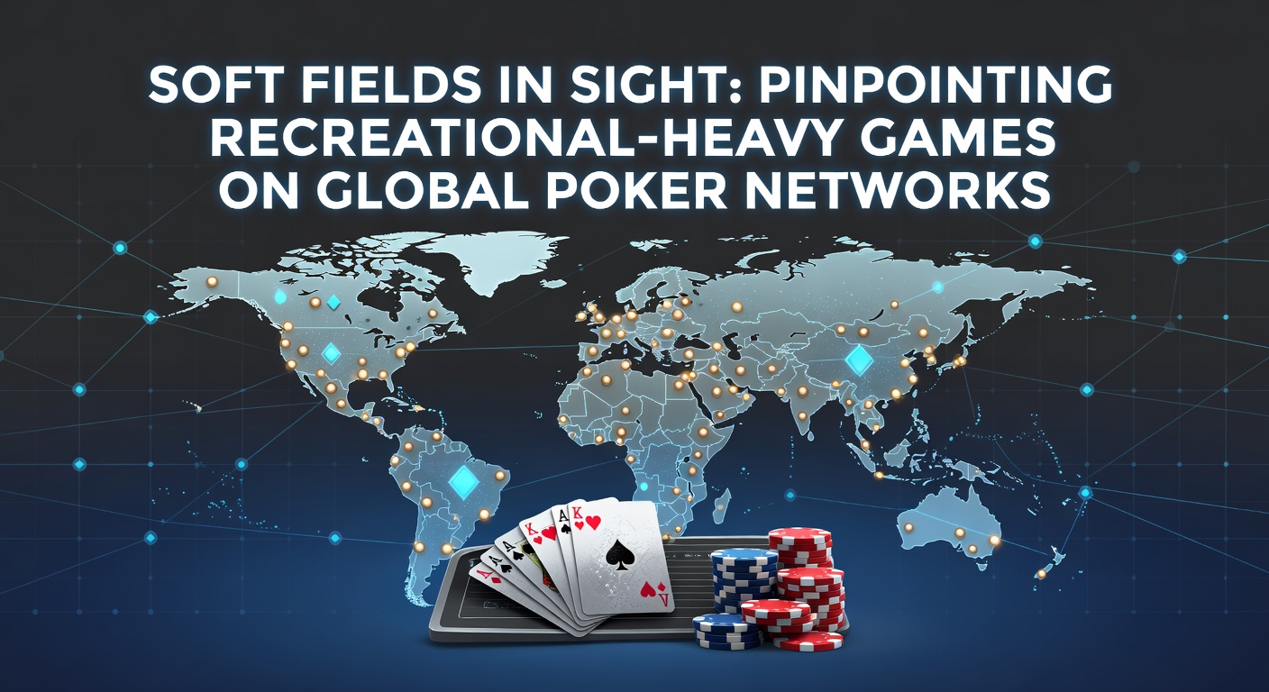 Grafiek met wereldwijde pokertraffic, markeerend piektijden voor recreatieve spelers op diverse netwerken